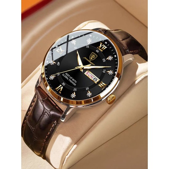 Men's watches, waterproof, casual, fashionable, suitable for business, fully automatic mechanical watches for men, men's quartz watches - Memoo.com